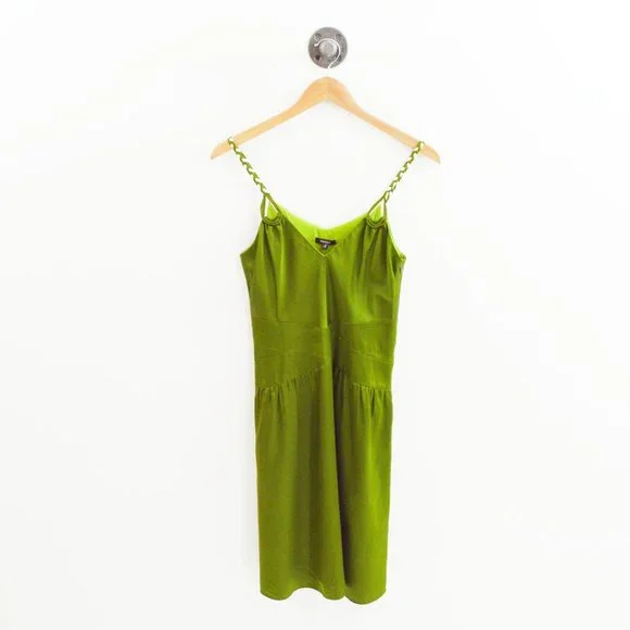 Tocca Silk Braided Straps Dress #135-219 - Picture 1 of 3